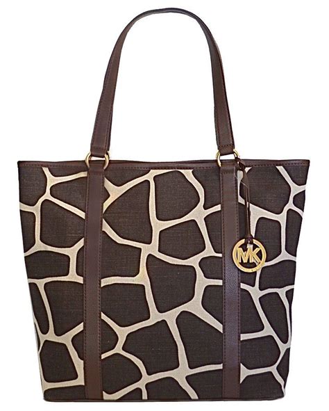 michael kors giraffe print purse|michael kors calf shoulder bag.